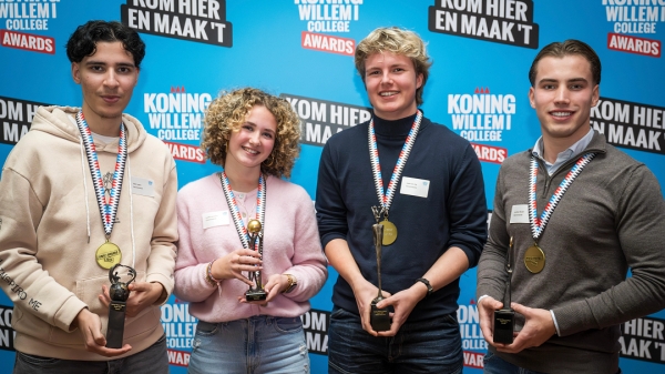 Lienke Lemmens (18) uit Boxtel kreeg de award voor Verbinding van KW1C