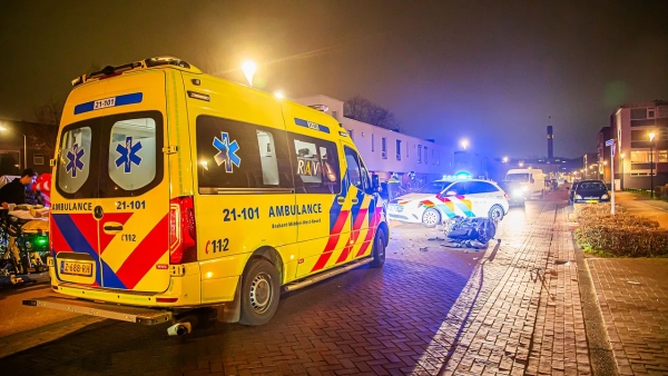 Ongeluk in Boxtel: motorrijder en bestelbusje zien elkaar over het hoofd